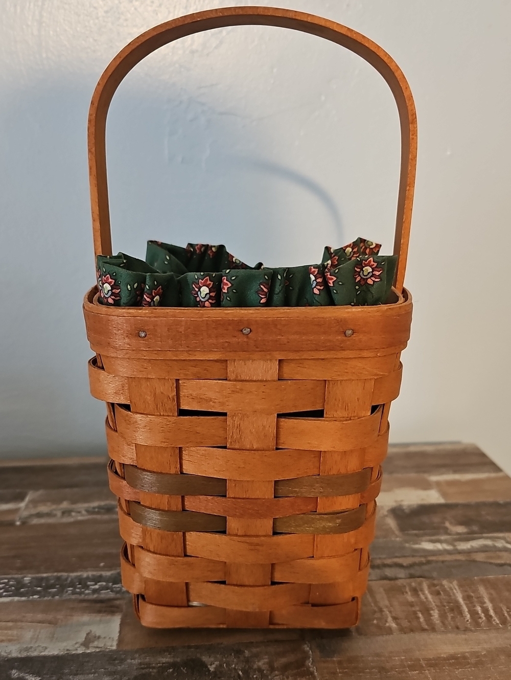 Longaberger 1992 Shades If Autumn Bittersweet Basket & Liner